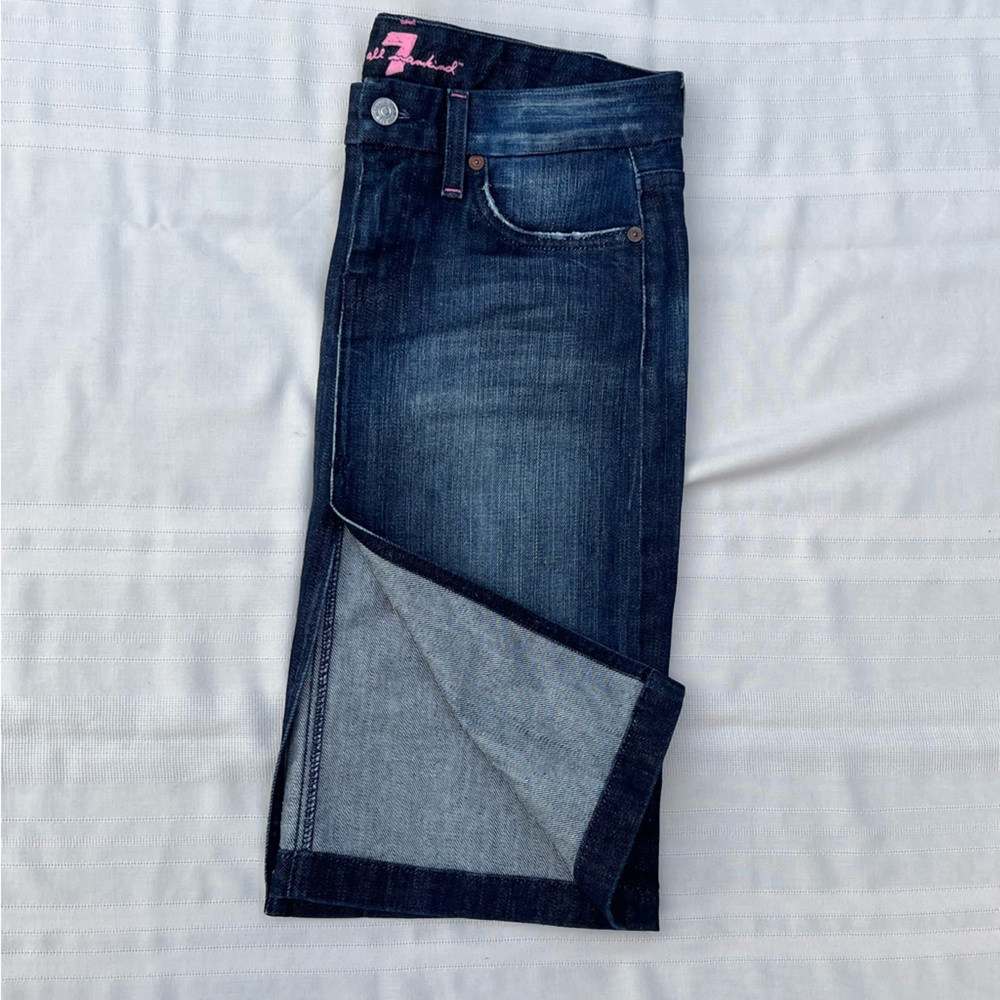 7FAMK Blue Jean Skirt size 26
